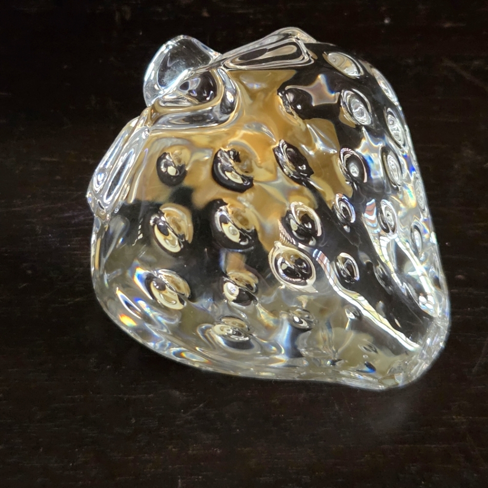 Beyer Bavarian Lead Crystal Strawberry
